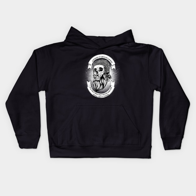 Skull knight Kids Hoodie by ZethTheReaper